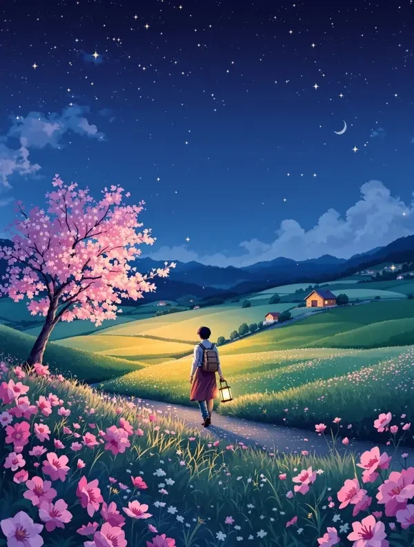 春夜归人